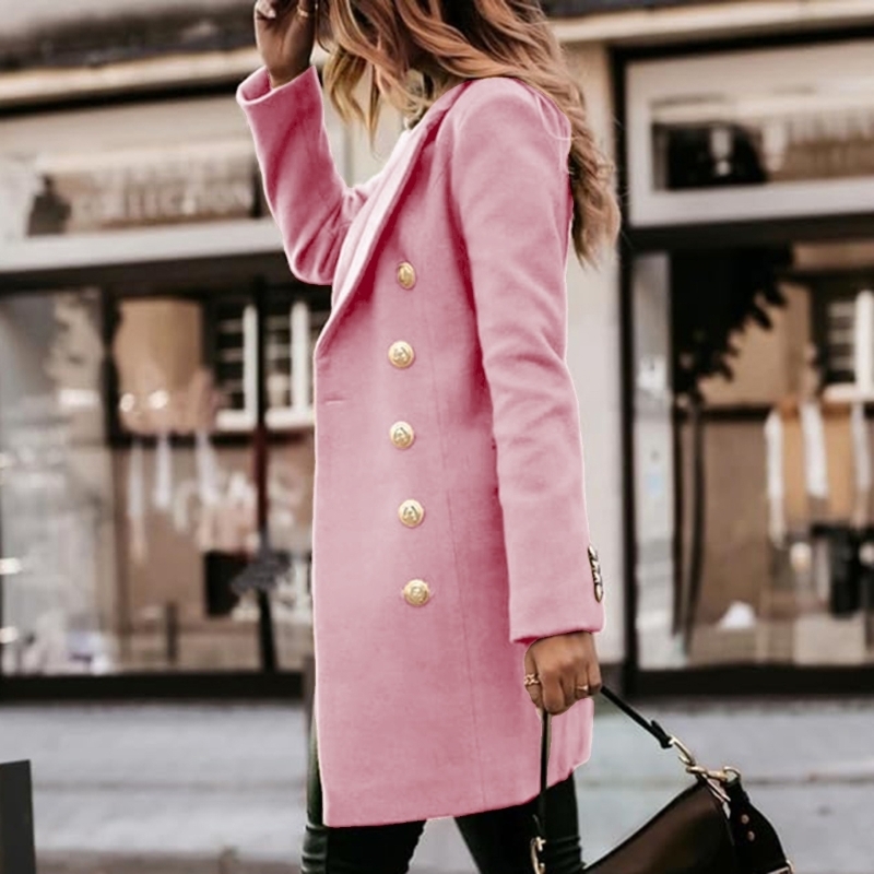 Wool Coat Peacoat - 831A Womens Fall Winter Wool Coats