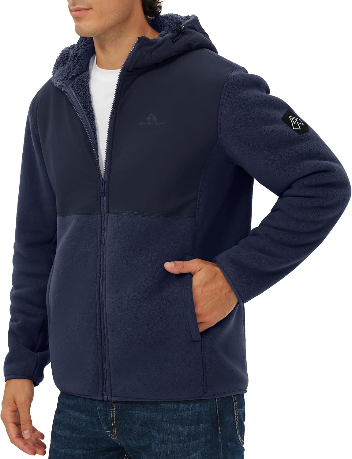 Pioneer Camp Men's Polar Fleec - огляд і ціна Sherpa Hoodie Fleece
