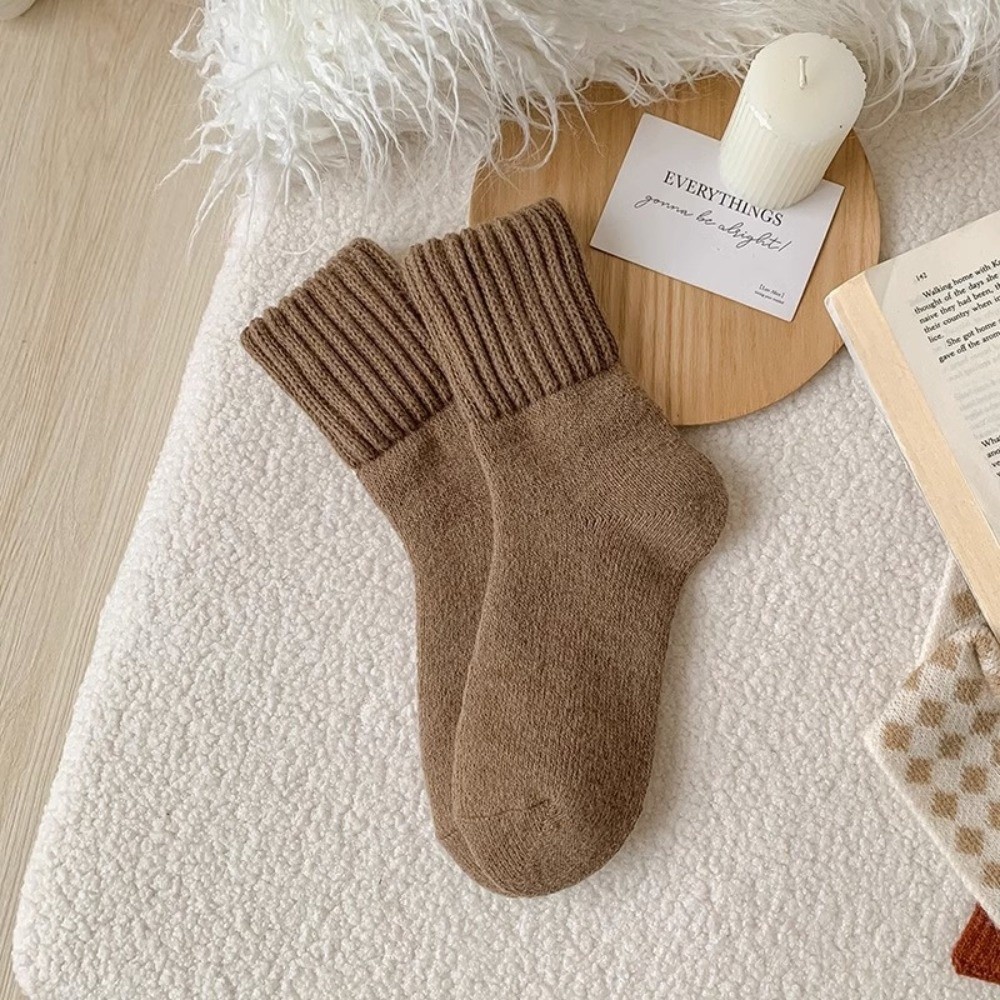 Creative Solid Color Thickened - огляд і ціна Thermal Sock Wool