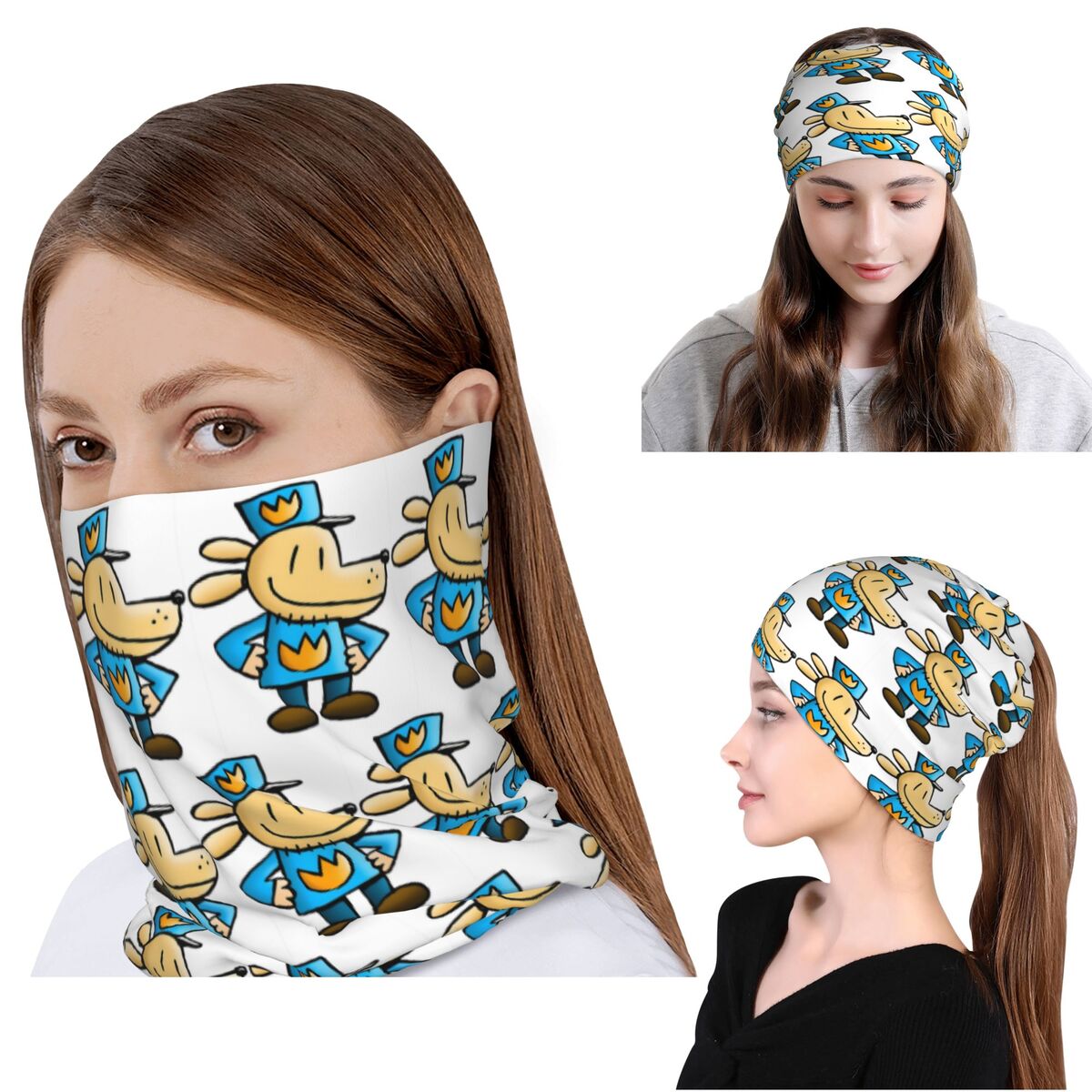 Dog Man Comedic Graphic Novel  - огляд і ціна Knit Beanie Hat Warm